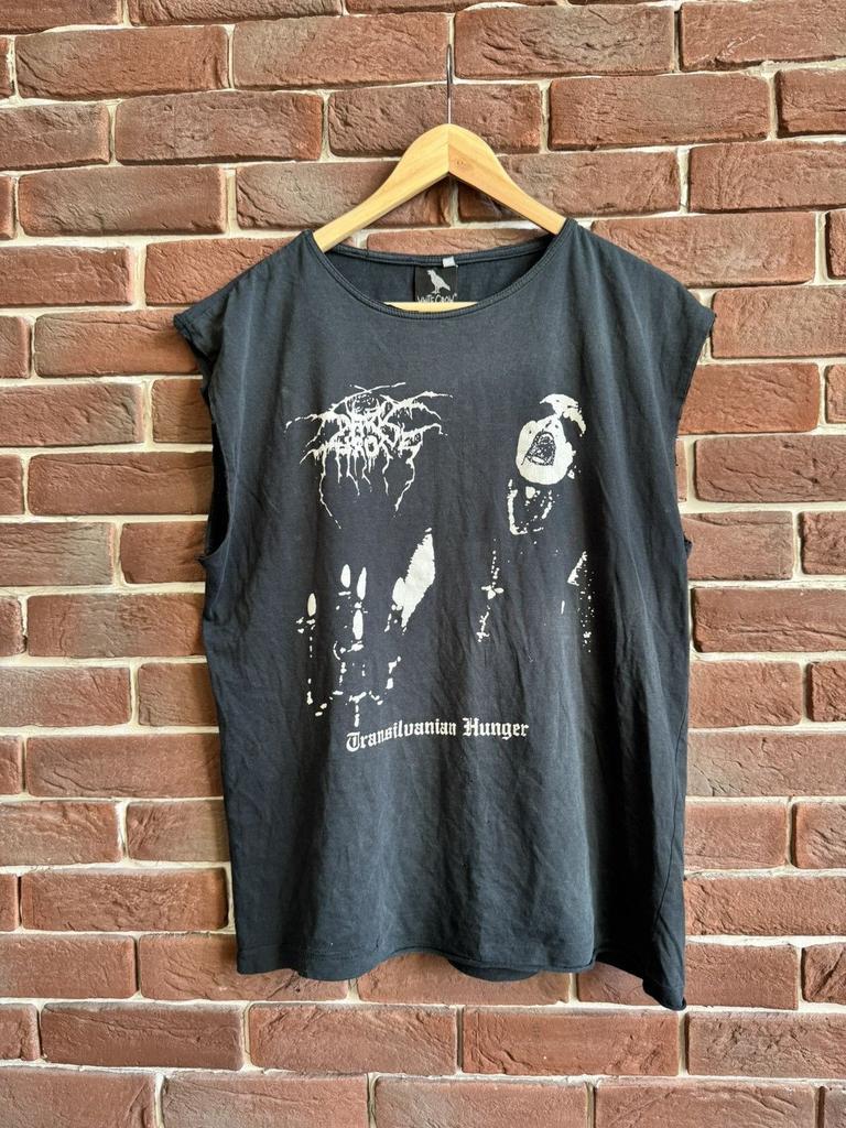 Rare 00s DARKTHRONE Transilvanian Vintage Band Metal Unisex T-Shirt