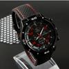 Men's Fashion Silicone Strap Sports Quartz Watch