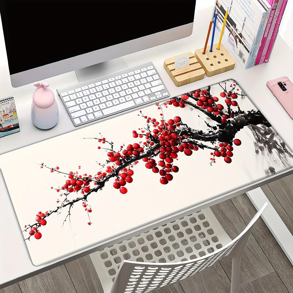 Creative Landscape Design Mouse Pad Desk Mat Stitched Edge Durable NonSlip Gaming pads Ink wash painting tapis souris mauspad