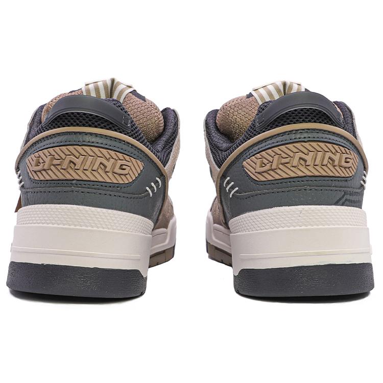 Li Ning Low top Skateboard Shoes Men's Gray Green AGCR297-4(TeamM-)