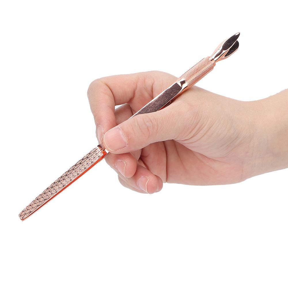 Stainless Steel X-shaped False Nail Shaping Tweezers  Professional Use