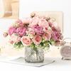 Artificial Silk Peony Bouquet Home Decor Vase Arrangement Christmas Wreath & Wedding Bouquet Party Decorative Floral Materials