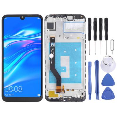 OEM LCD displej pre Huawei Y7 (2019)(Vysoká verzia) Kompletná zostava digitizéra s rámom (čierna)