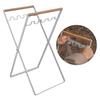 Iron Trash Bag Holder Outdoor Leaf Bag Stand Foldable Trash Stand Holder for Camping