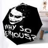 1pc Joker Why So Serious? Automatic Open Close Umbrella with 8-Rib Windproof Canopy Compact Portable Travel Umbrella10282