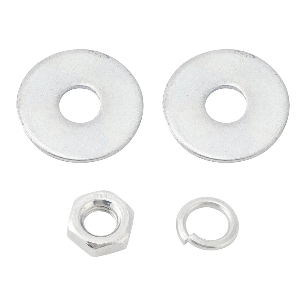 2 Custom SKULL License Plate Bolt Screw Silver Plastic Motorcycle Chopper Bobber