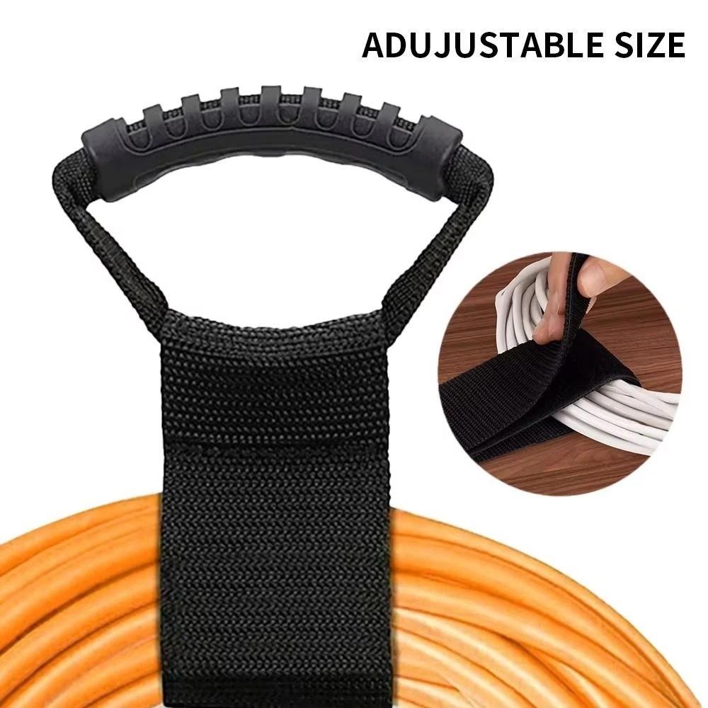 2Pcs Reusable Cable Storage Straps Heavy-Duty Heavy Storage Strap Extension Cord Organizer Hose