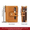 Short Leather Wallet, First Layer Cowhide Card Bag