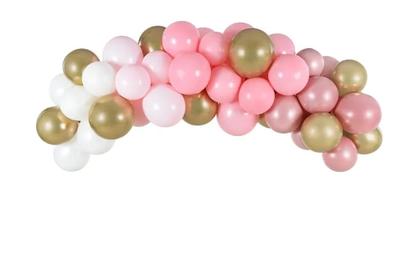 Girlanda Balonowa Różowa 200 Cm