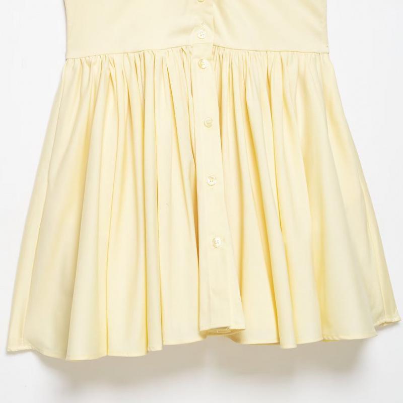 Spring 2026 European & American Style Poplin Mini Dress