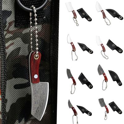 6 cm tragbares Messer, Demontage, Express-Messer, nicht faltbares Messer, Sammelmesser, kleines Küchenmesser, kreatives offenes Gehäuse, tragbares Mini-Messer