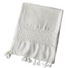 Women Cotton Shawl Solid Color Fashion Pure Elegance Lace Scarf Hanging Spring And Autumn Tassels Wrap Shawl