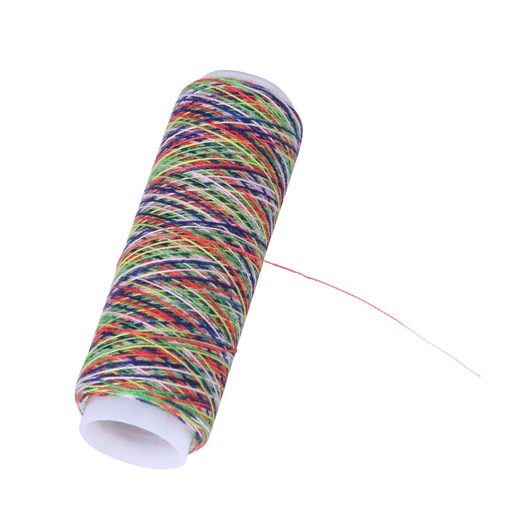 5pcs Multicolor Gradient Sewing Quilting Embroidery Thread Spools Garment Accessory