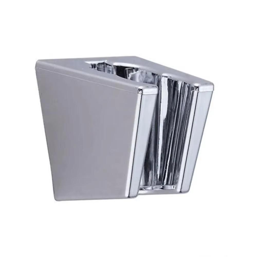 Square Wall Mount Holder Adjustable Hand Shower Stand Easy Install Shower Head Holder Wall Mount A