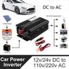 12V/24 To AC 110v/220V Sine Wave Solar Inverter DC 12V 220V Peaks Power Voltage Transformer Converter 3000W