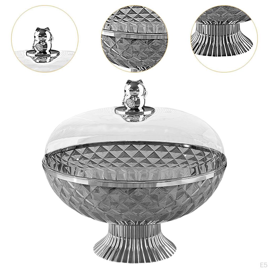 Obstkorb mit Deckel, 20,8 x 25,4 cm, Drainage-Design für Familienfeiern