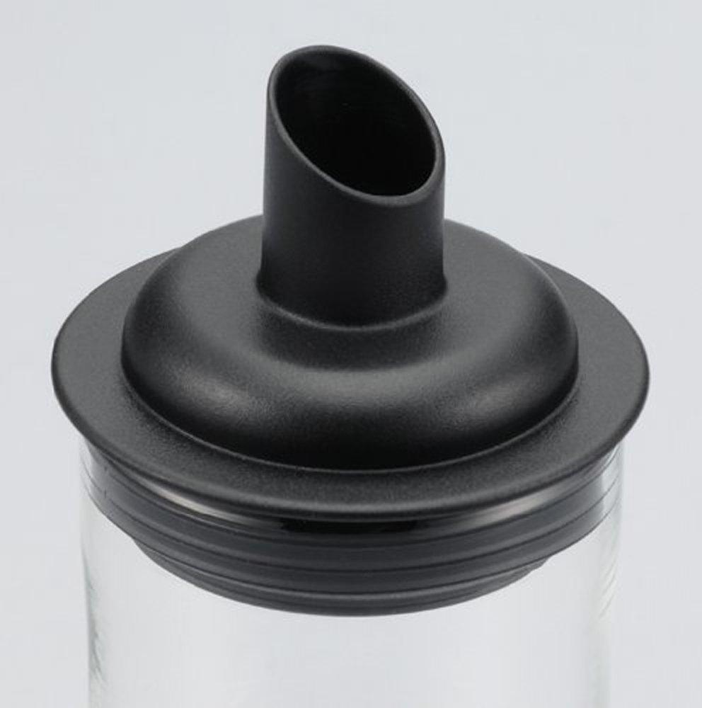 iwaki KT5031-BKF Heat Resistant Glass Sprinkle Bottle Black