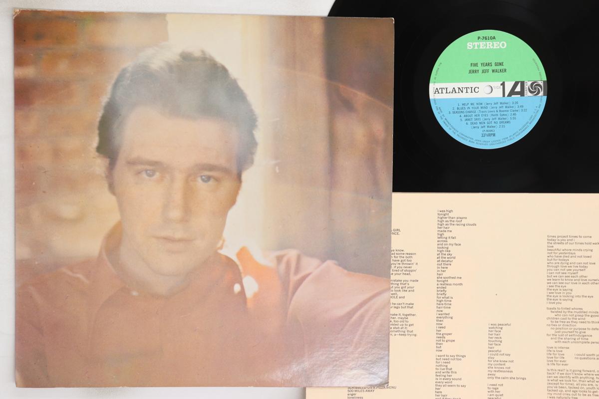 

LP Пластинка ДЖЕРРИ ДЖЕФФ УОКЕР - Пять лет спустя P7610A ATLANTIC 1976 Япония Рок Б/У