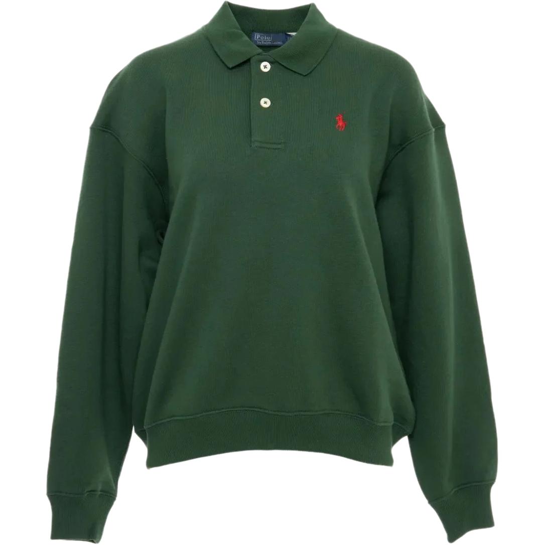 

Polo Ralph Lauren Спортивная рубашка-поло с длинным рукавом на пуговицах Женские топы 211947966-502 S