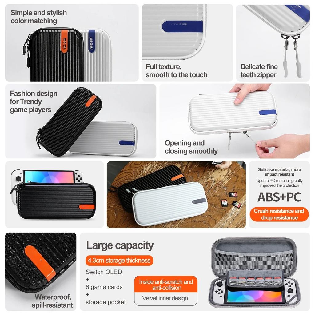 For Switch Host Storage Protection Bag Handheld Portable PC Silicone Storage Bag Accessories Waterproof and Anti Drop