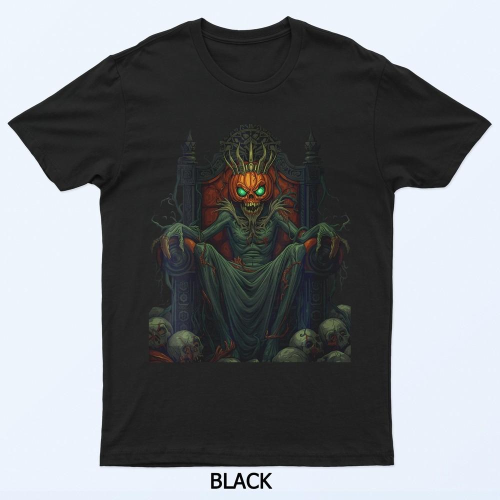 

Grotesque Horror Pumpkin Skull Zombie King T-Shirt S