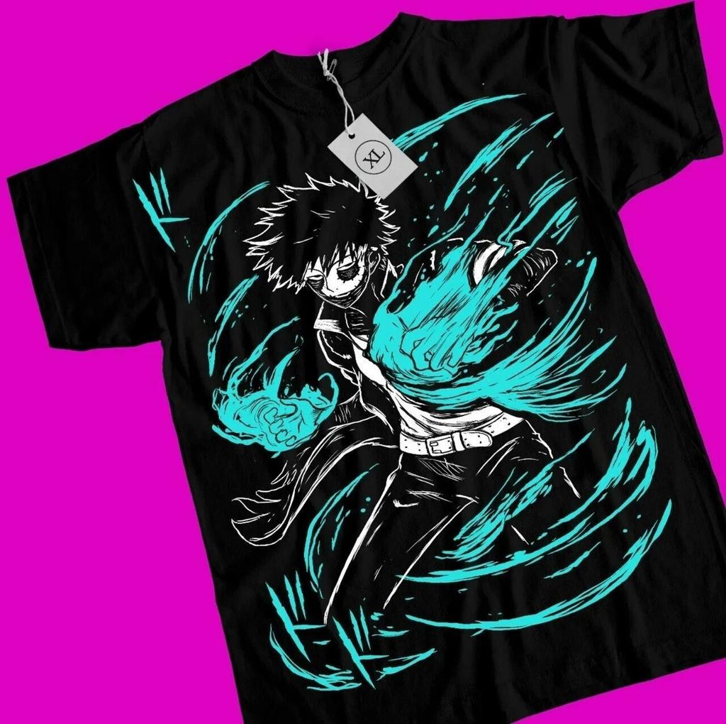 My Hero Academia Dabi Tshirt Unisex Heavy Cotton Tee Tshirt Black