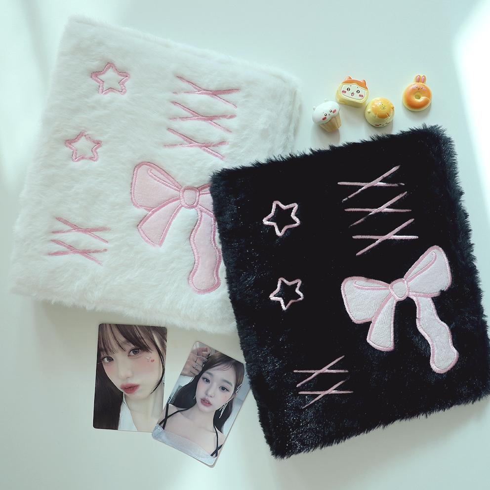 Bom Bom A5 6-hole fur photo binder album