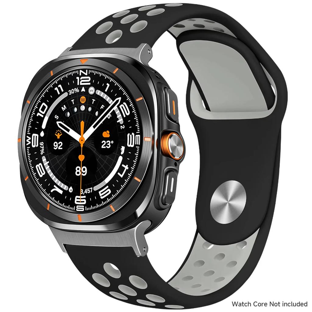 Silicone Strap For Samsung Galaxy Watch 8 40mm 44mm 8 Classic 46mm Sports Breathable Bracelet For Galaxy Ultra 2025 47MM Band