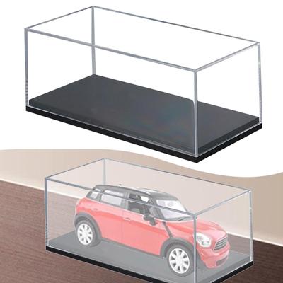 1/87 Cutie Vitrină Model Mașină Decor de Masă Protecție Vitrină Colecționar Jucărie Decorativă