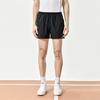 Li-Ning Quick-Dry Elastic Waist Mid-Rise Casual Shorts Unisex Shorts Black AAPU045-1