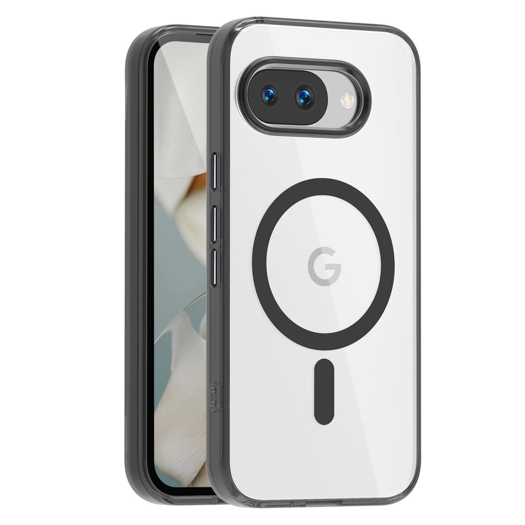 For Google Pixel 9a Case Compatible with MagSafe TPU+PC Transparent Phone Cover