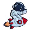 Space-Themed Astronaut and Spaceship Charm Set: Decorative Accessories for Kids