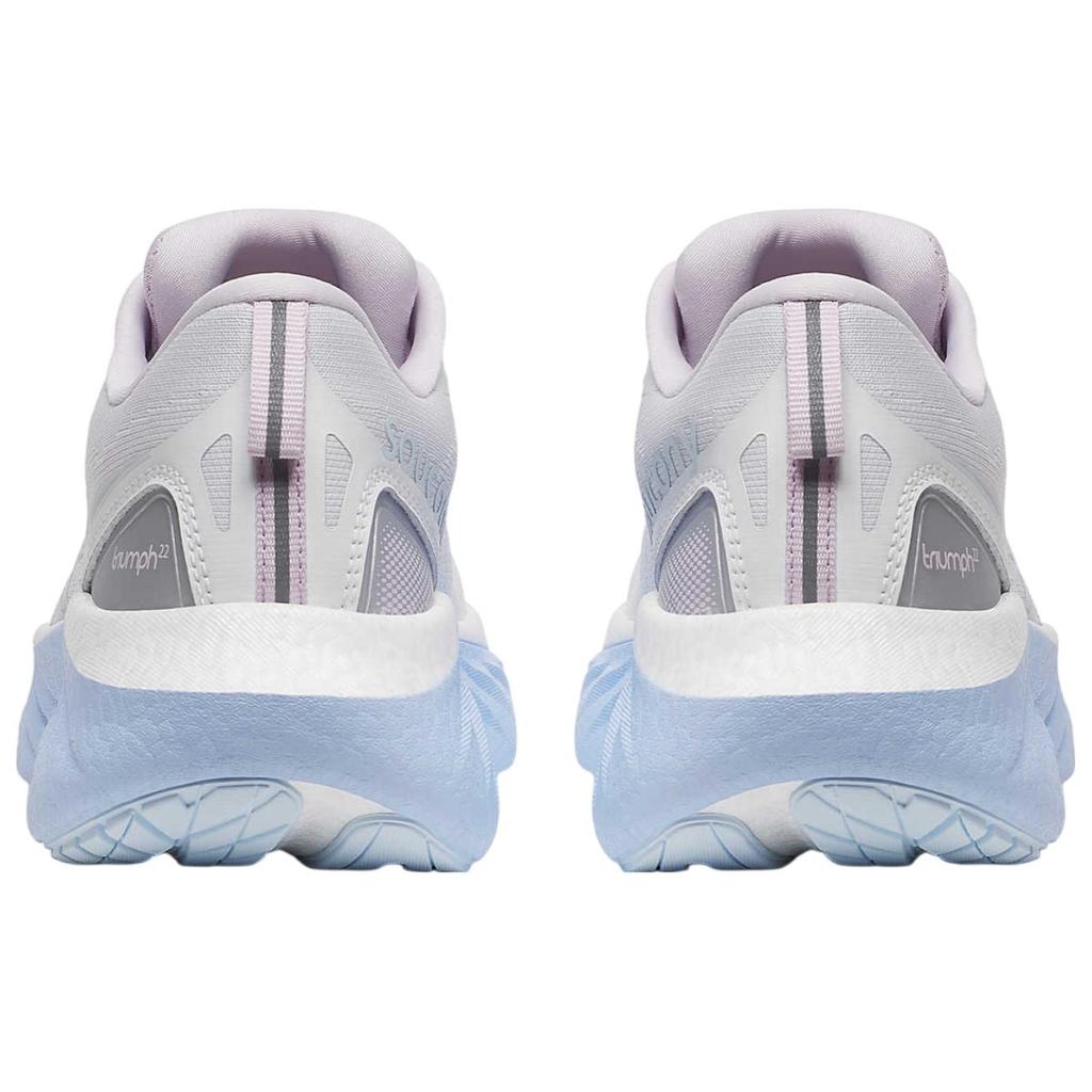 Saucony Triumph 22 Versatile Comfortable Cushioning Support Low-Top Training Long-Distance Running Shoes Women sneaker Gray Blue S10964-162