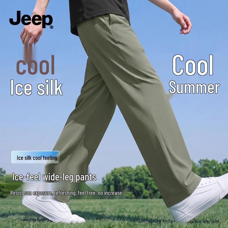 JEEP Men s Ice Silk Quick-Dry Outdoor Casual Pants XL