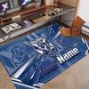 Custom Rug Canterbury-Bankstown Bulldogs Pattern Print Name Text Soft Non‑Slip Floor Carpet for Home Indoor Decoration