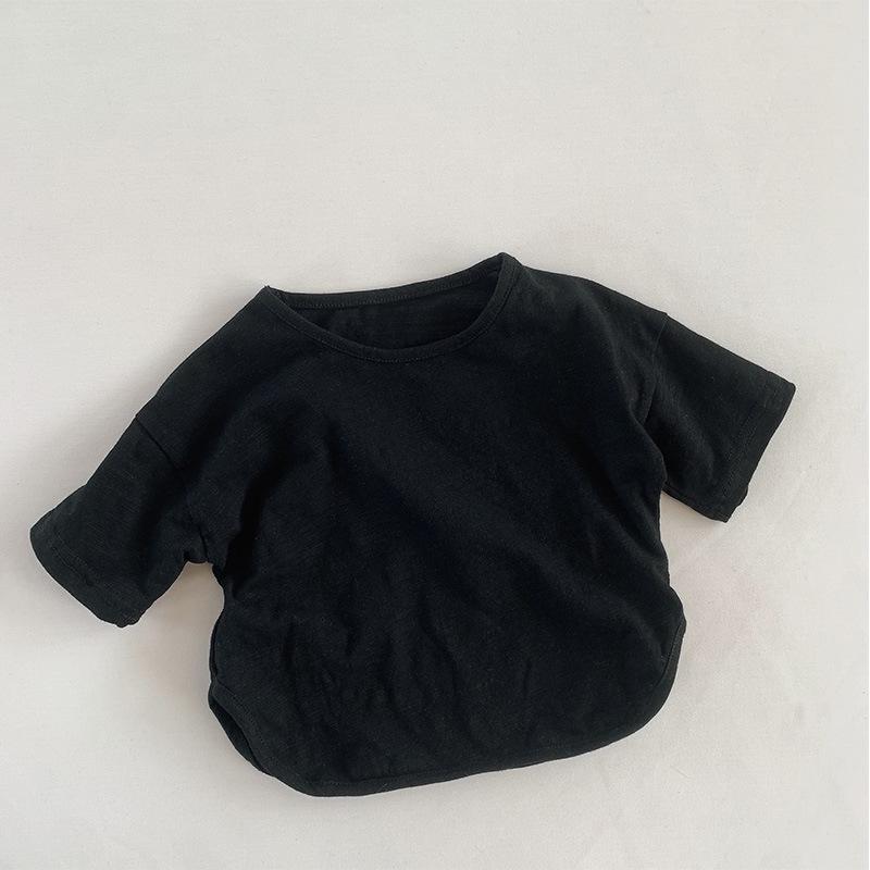 Kinder Bambus & Baumwolle Kurzarm T-Shirt: Sommer Koreanischer & Japanischer Stil