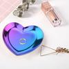 Jewelry Tray Polished Mirror Surface Stainless Steel Heart Shape Ring Necklace Earrings Display Dish Household Supplies