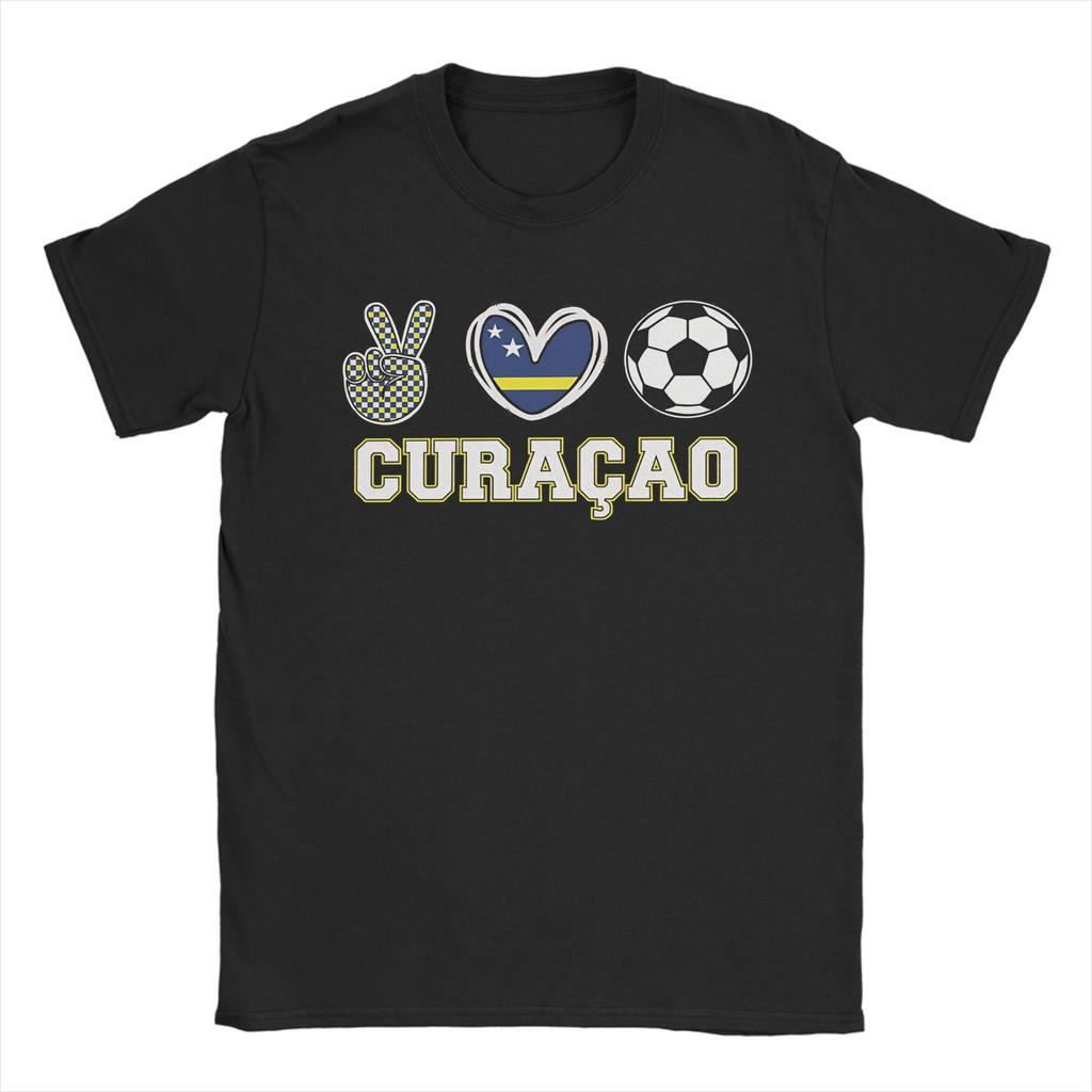 Curacao Soccer Sport Unisex Unisex T Shirts Vintage Tees Short Sleeve O Neck Tshirt Cotton Printed Tops