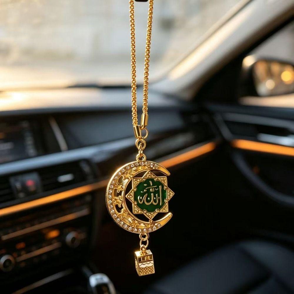 Ornamente Exquisite pentru Interiorul Vehiculelor Ornamente Premium pentru Mașini Agățate Ornament Islamic pentru Mașină Halloween