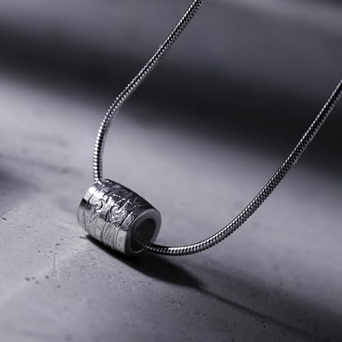 [Cisst liber] Hawaiianischer Schmuck Halskette für Männer und Frauen, Tonnenhalskette, Schlangenkette, Anhänger, Markenname, Rostbeständig, Always-On, Chirurgischer Stahl