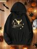 Stylized Taurus Zodiac Sign Hoodie Plus Size Soft And Breathable Perfect for Daily Wear Outdoor Activities Travel And Casual Style