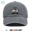 pc Double Dog Fun Cartoon Pattern Printed Baseball Cap Fashionable Cool Individual Design Comfortable Breathable Duckbill Hat