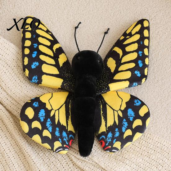 Whimsical Room Decor Realistic 3D Butterfly Plush Toy, Stuffed Throw Pillow, Soft Vivid Design Insect Animal Decor, Gift for Kids Girls, Home Ornament