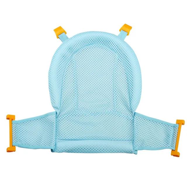 Portable Baby Shower Bath Tub Pad Non-Slip Newborn Bathtub Mat Safety Nursing Foldable Support Comfort Body Cushion Mat Pillow