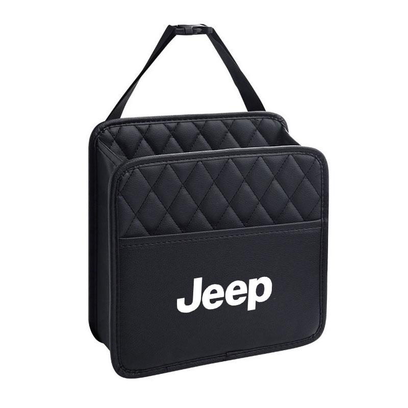 Multifunctional Car Rear Seat Back Storage Bag Waterproof Bag Sticker For Jeep TRAILHAWK COMMANDER LIBERTY Wrangler Accessories AMW1