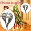 Christmas Tree Heart Angel Wings Ornament Hanging Decoration Memorial Gift Xmas Present