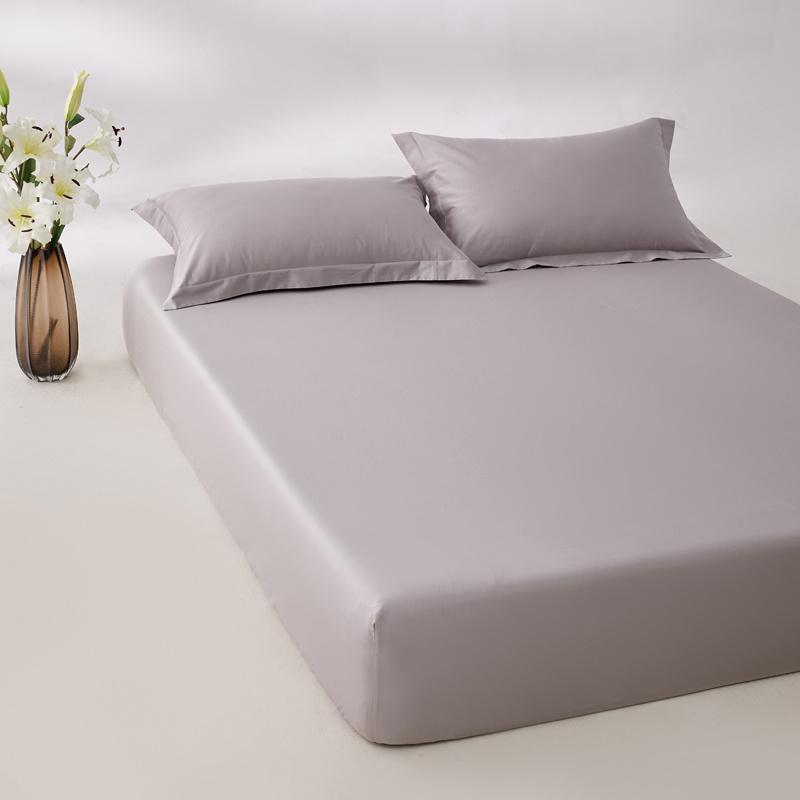 

Простыня на резинке из египетского хлопка 800TC с резинкой, однотонная простыня, роскошный чехол для матраса, простыня 100/140/160/200x200 см 160x200x30cm