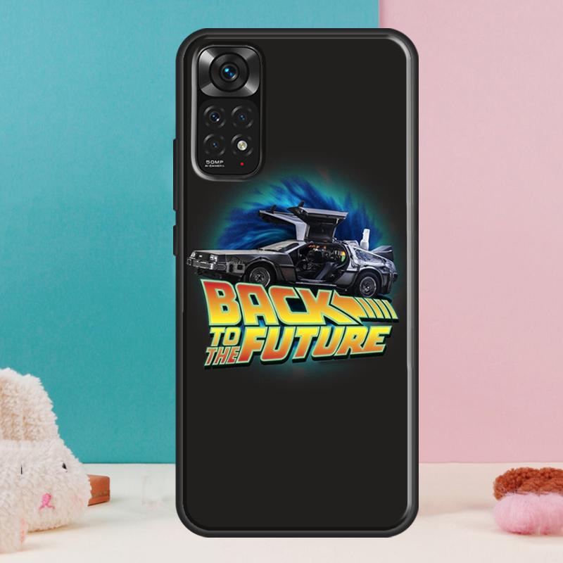 Back To The Future Time Machine Case For Xiaomi Redmi Note 13 12 Pro 14 11 9 10 9S 10S 11S 12S Redmi 14C 13C 10C 12C Cover