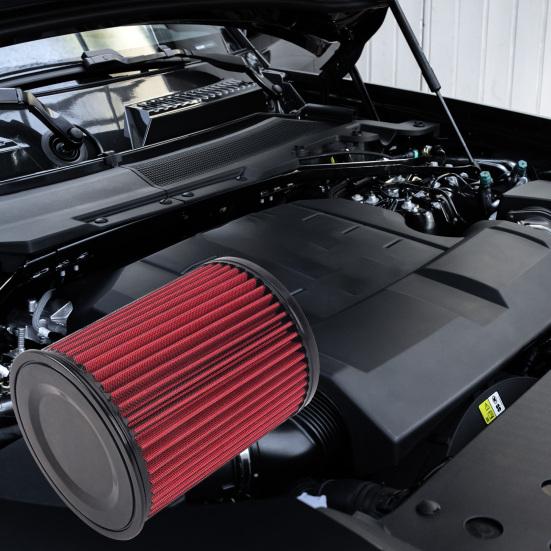 Air Filter for Ford for Lincoln for Volvo 2007-2019, High Flow Washable Reusable Engine Air Intake Filter, Cleaner, Replaces E-2993
