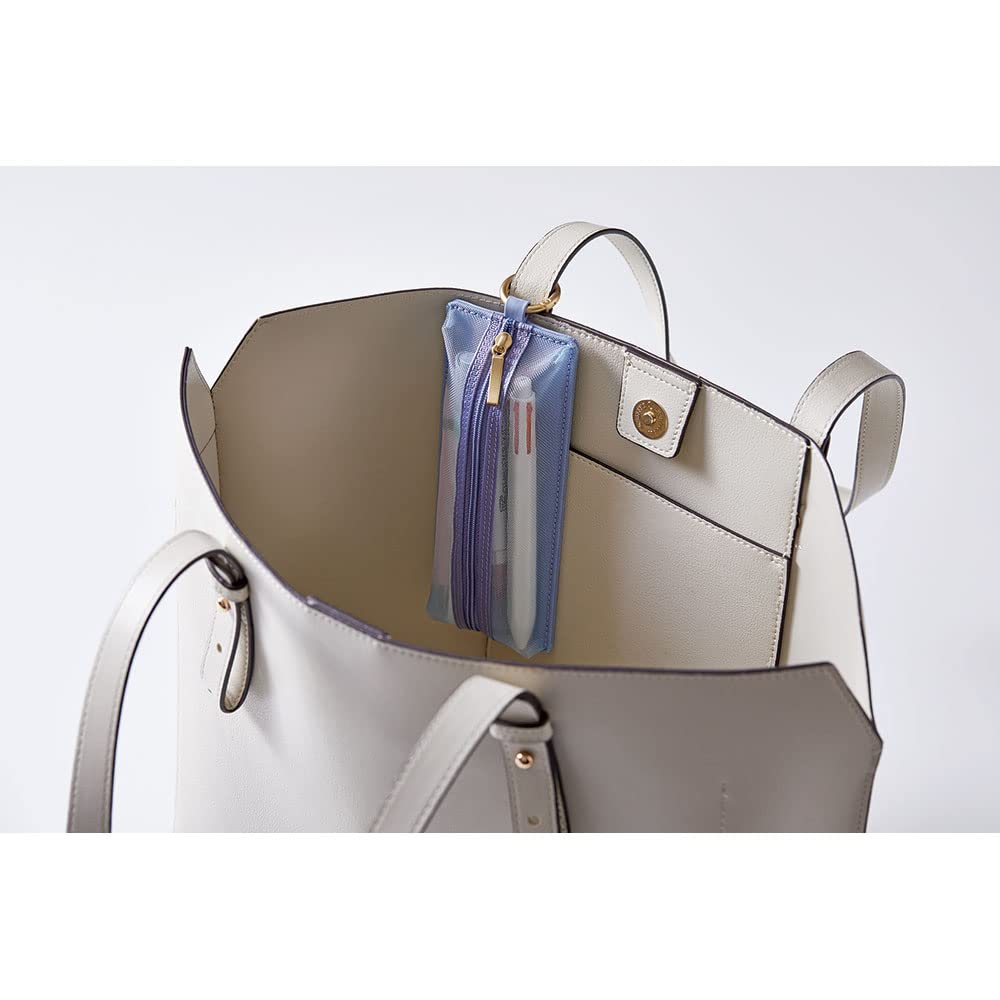 King Jim Emily Flat Pencil Blue Case, A4, Gray, EY2190-BG